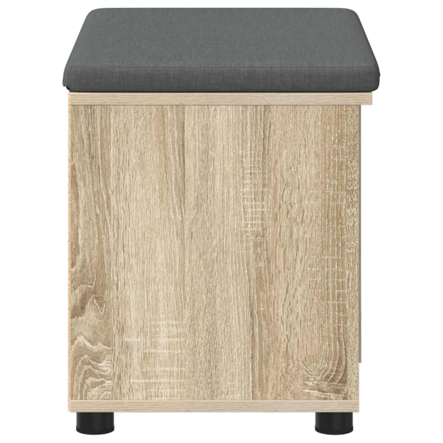 Halbank met kussen Effen Sonoma Eiken 60 x 38 x 46 cm