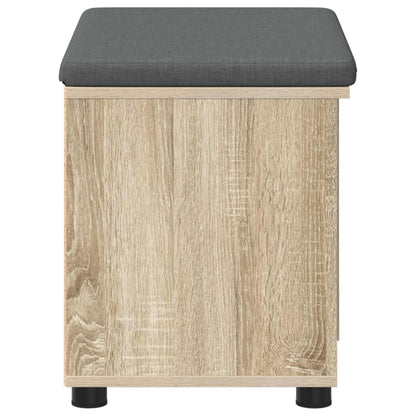 Halbank met kussen Effen Sonoma Eiken 60 x 38 x 46 cm