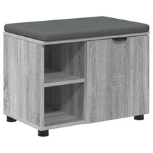 Halbank met kussen Effen Grijs Sonoma 60 x 38 x 46 cm