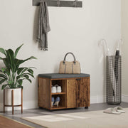 Halbank 60x38x46 cm oudhout mat