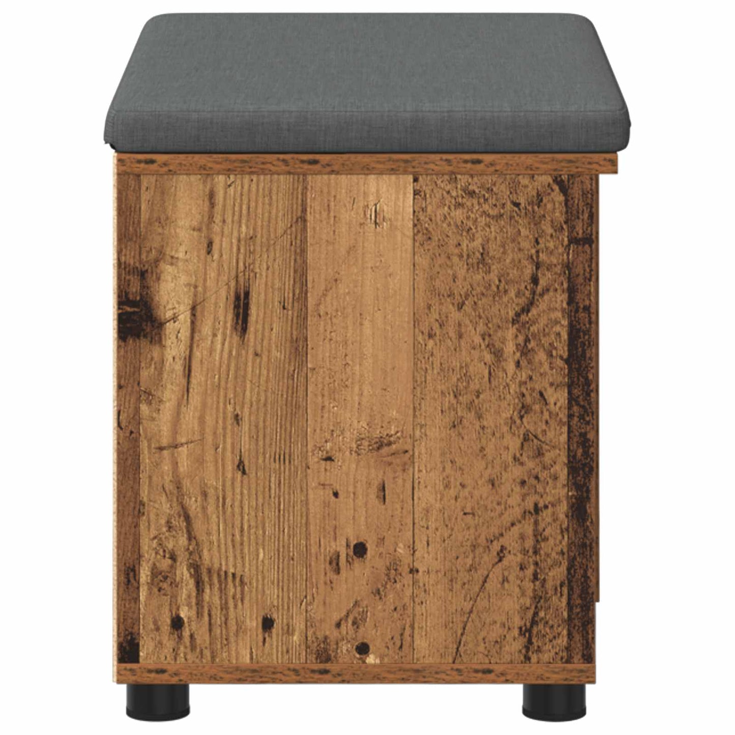Halbank met kussen Effen Oudhout 60 x 38 x 46 cm
