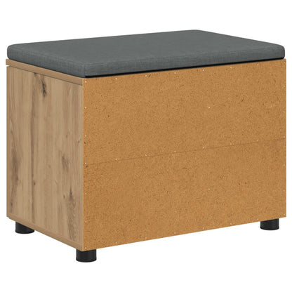Halbank met kussen Effen Artisan Eiken 60 x 38 x 46 cm