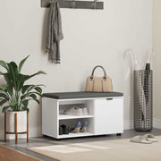Halbank wit 80x38x46 cm hout