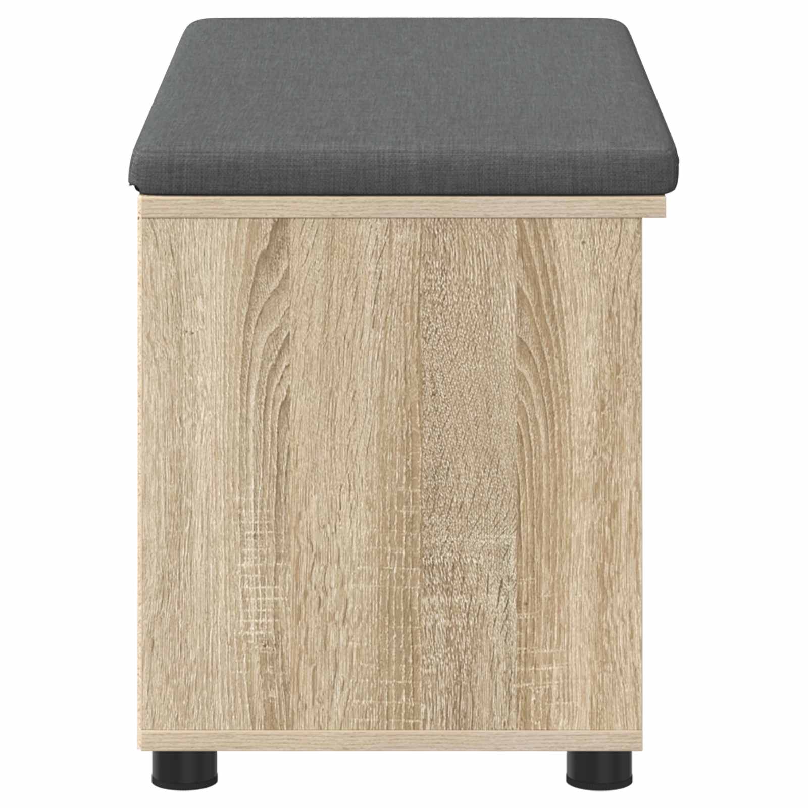 Halbank met kussen Effen Sonoma Eiken 80 x 38 x 46 cm