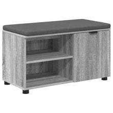 Halbank met kussen Effen Grijs Sonoma 80 x 38 x 46 cm