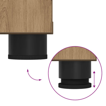 Halbank met kussen Effen Artisan Eiken 80 x 38 x 46 cm