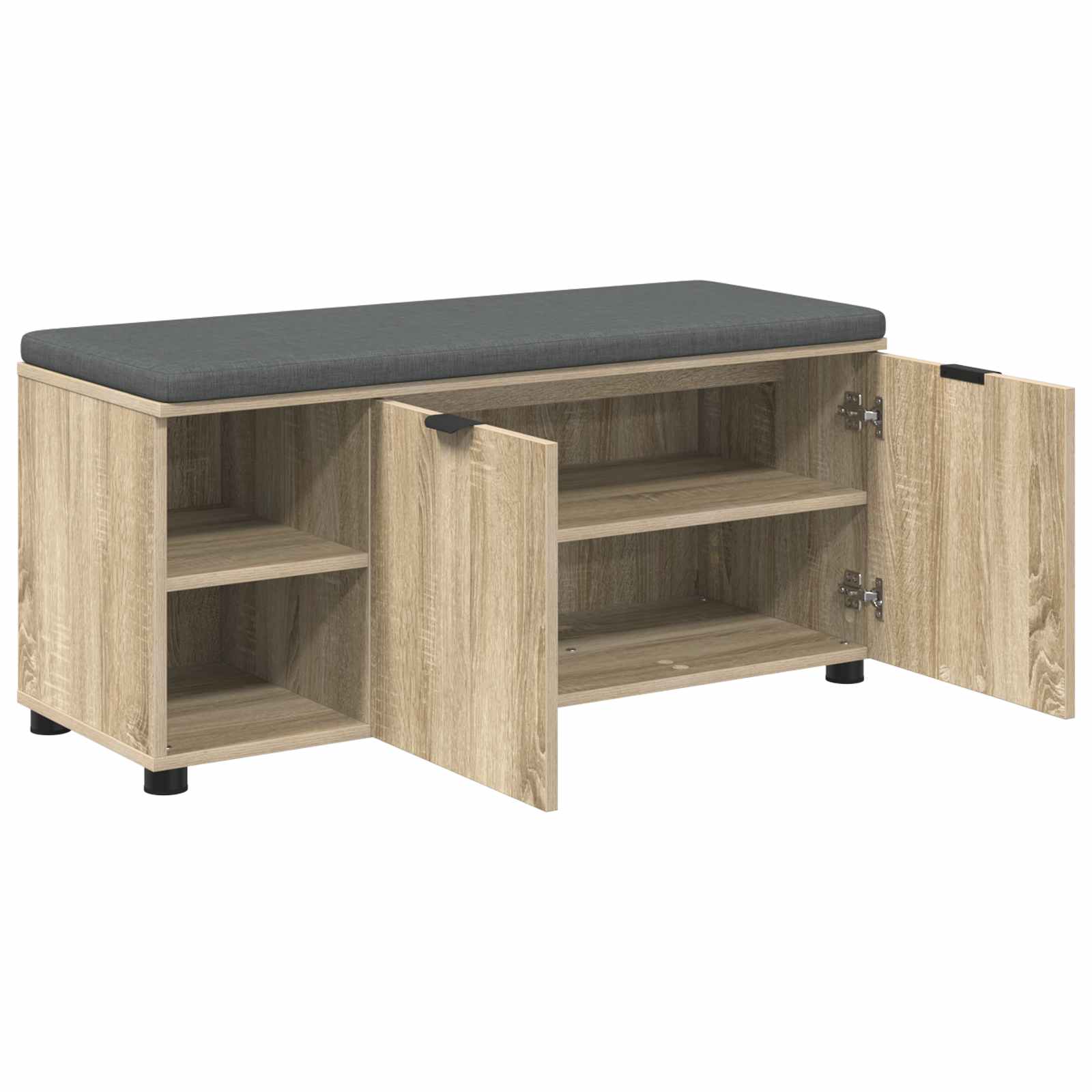 Halbank met kussen Effen Sonoma Eiken 100 x 38 x 46 cm