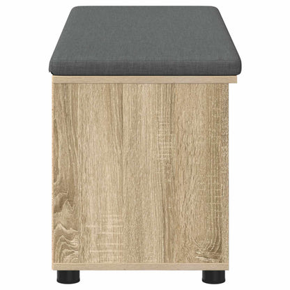 Halbank met kussen Effen Sonoma Eiken 100 x 38 x 46 cm