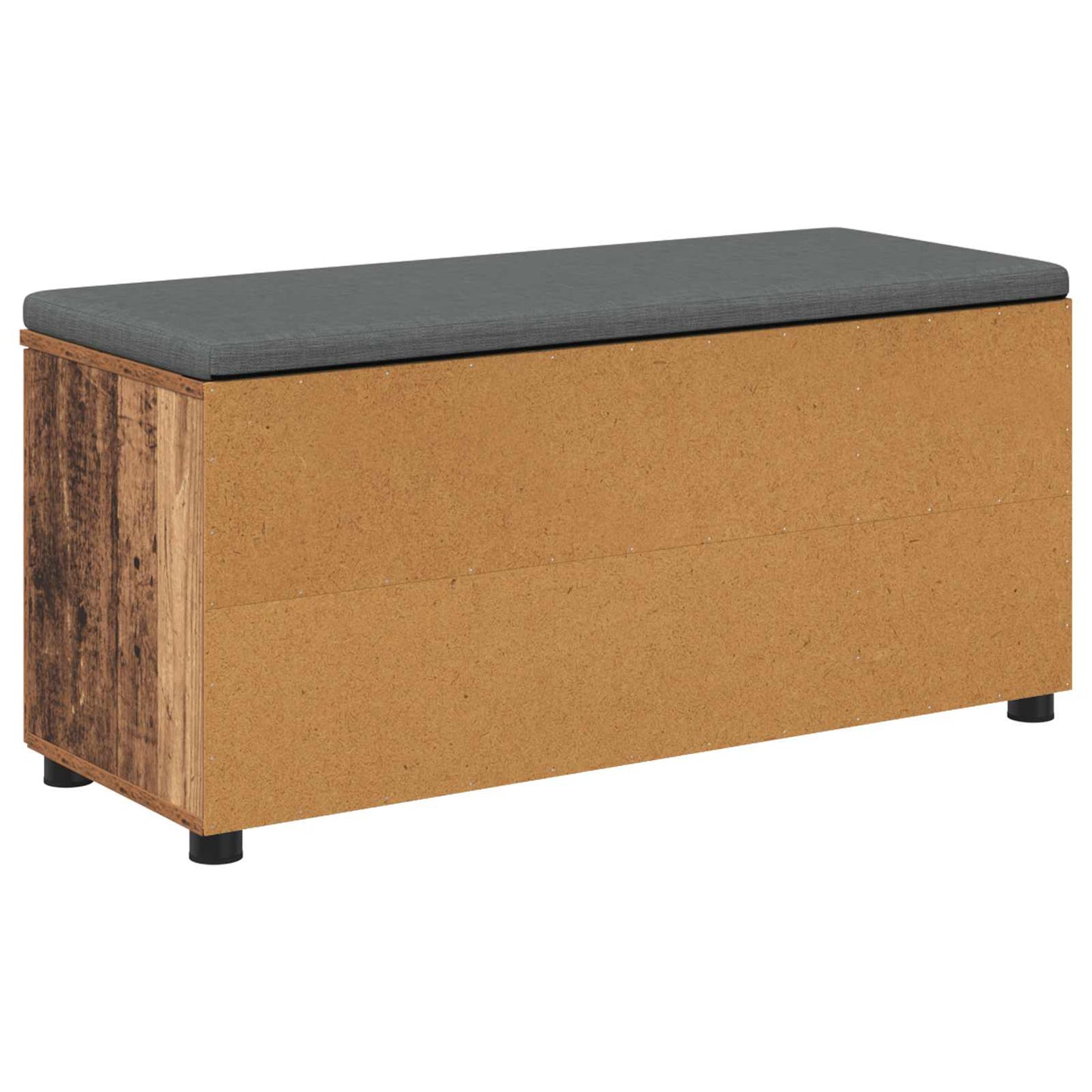 Halbank met kussen Effen Oudhout 100 x 38 x 46 cm