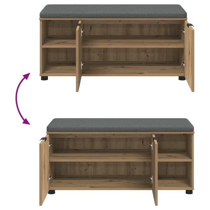 Halbank Artisan Eik 100 x 38 x 46 cm