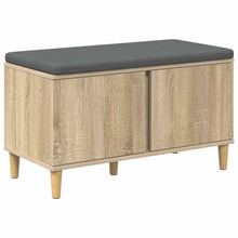 Halbank met kussen met opslag Sonoma Eiken 60 x 38 x 46 cm