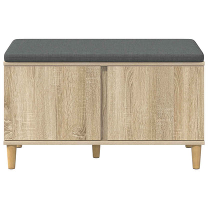 Halbank met kussen met opslag Sonoma Eiken 60 x 38 x 46 cm