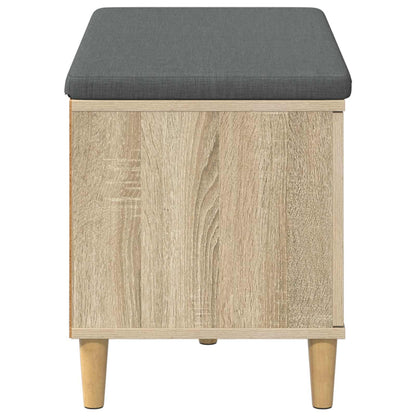 Halbank met kussen met opslag Sonoma Eiken 60 x 38 x 46 cm