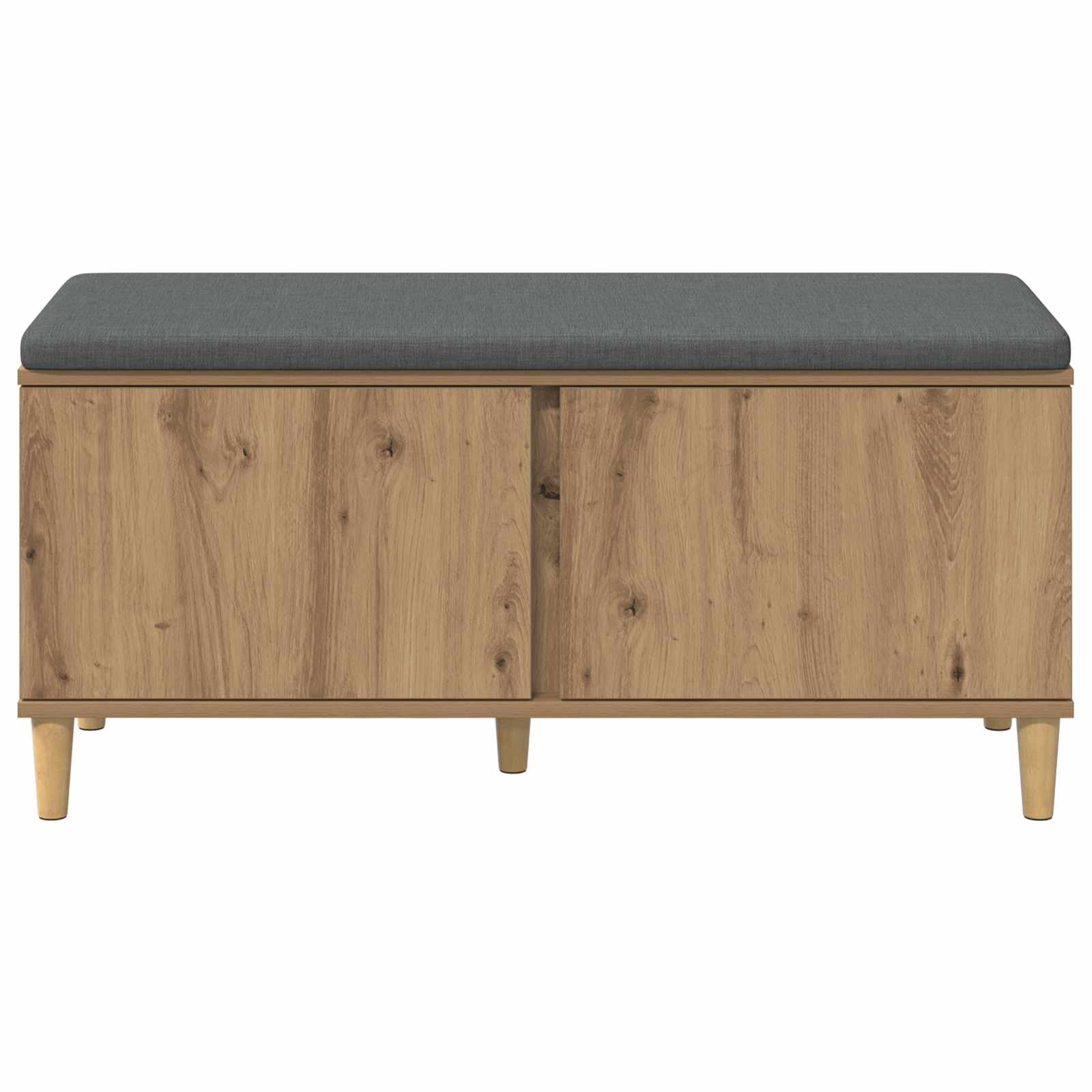 Halbank met kussen met opslag Artisan Eiken 60 x 38 x 46 cm