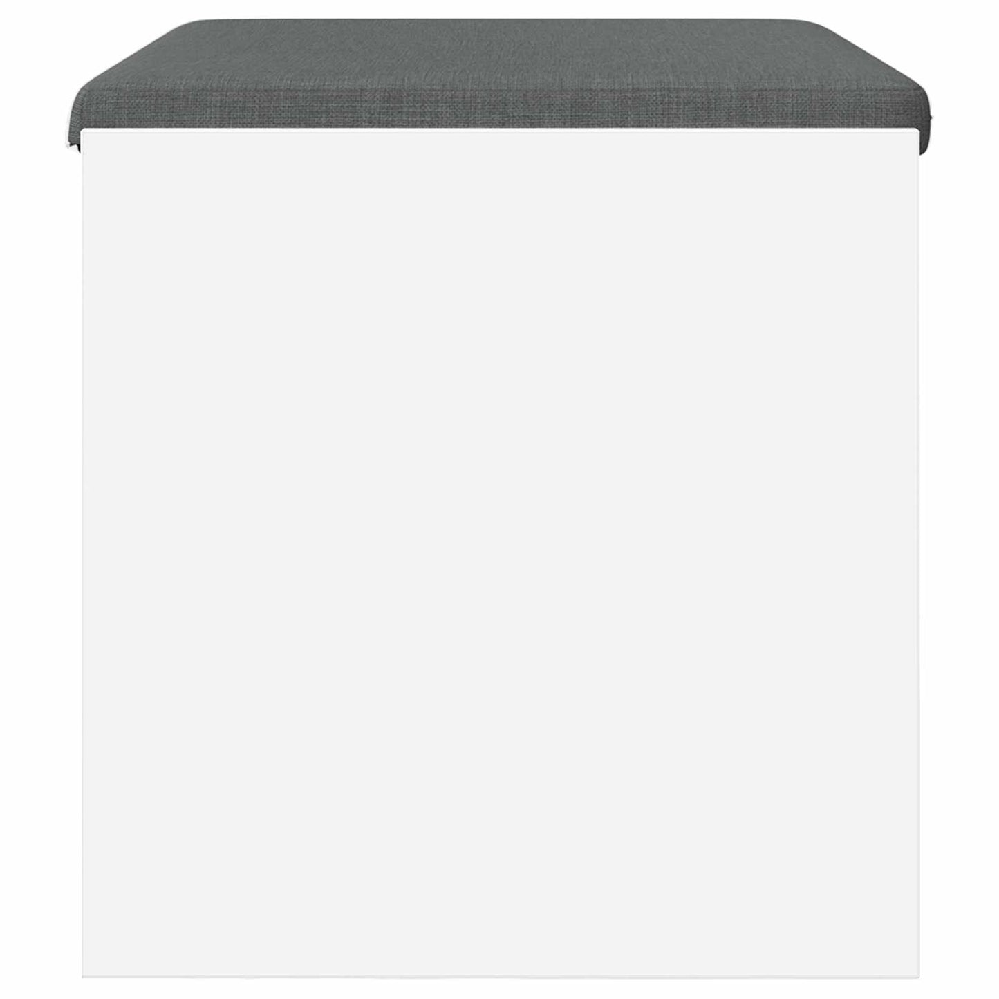 Halbank met kussen Wit 60 x 38 x 46 cm