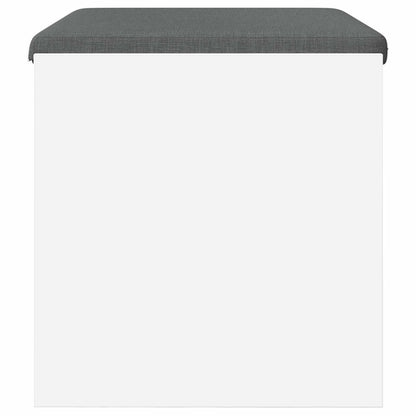 Halbank met kussen Wit 60 x 38 x 46 cm