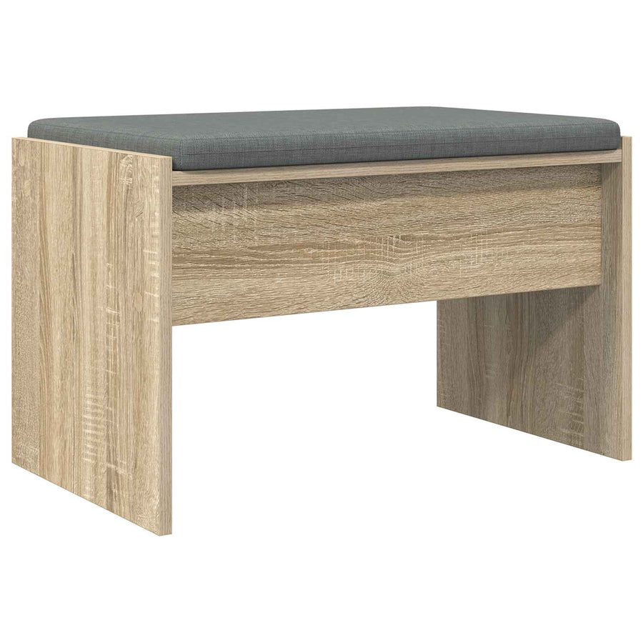 Halbank met kussen Sonoma Eiken 60 x 38 x 46 cm