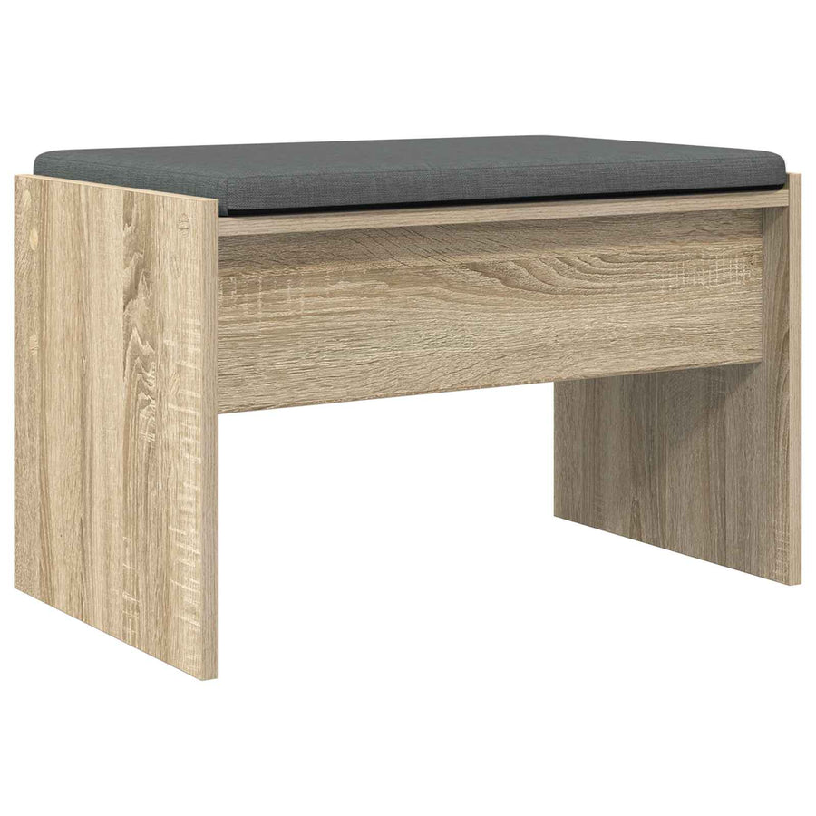 Halbank met kussen Sonoma Eiken 60 x 38 x 46 cm