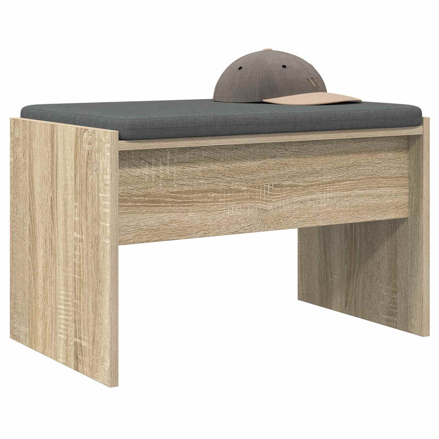 Halbank met kussen Sonoma Eiken 60 x 38 x 46 cm