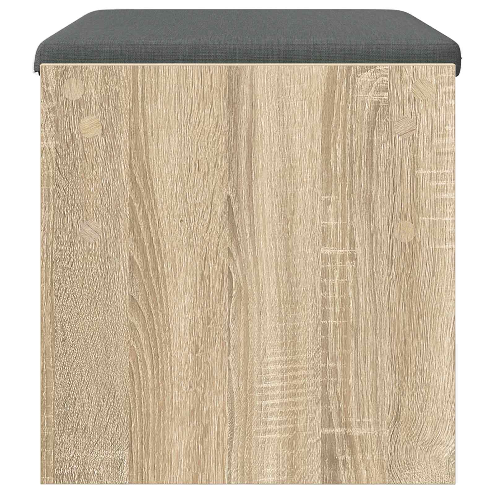 Halbank met kussen Sonoma Eiken 60 x 38 x 46 cm