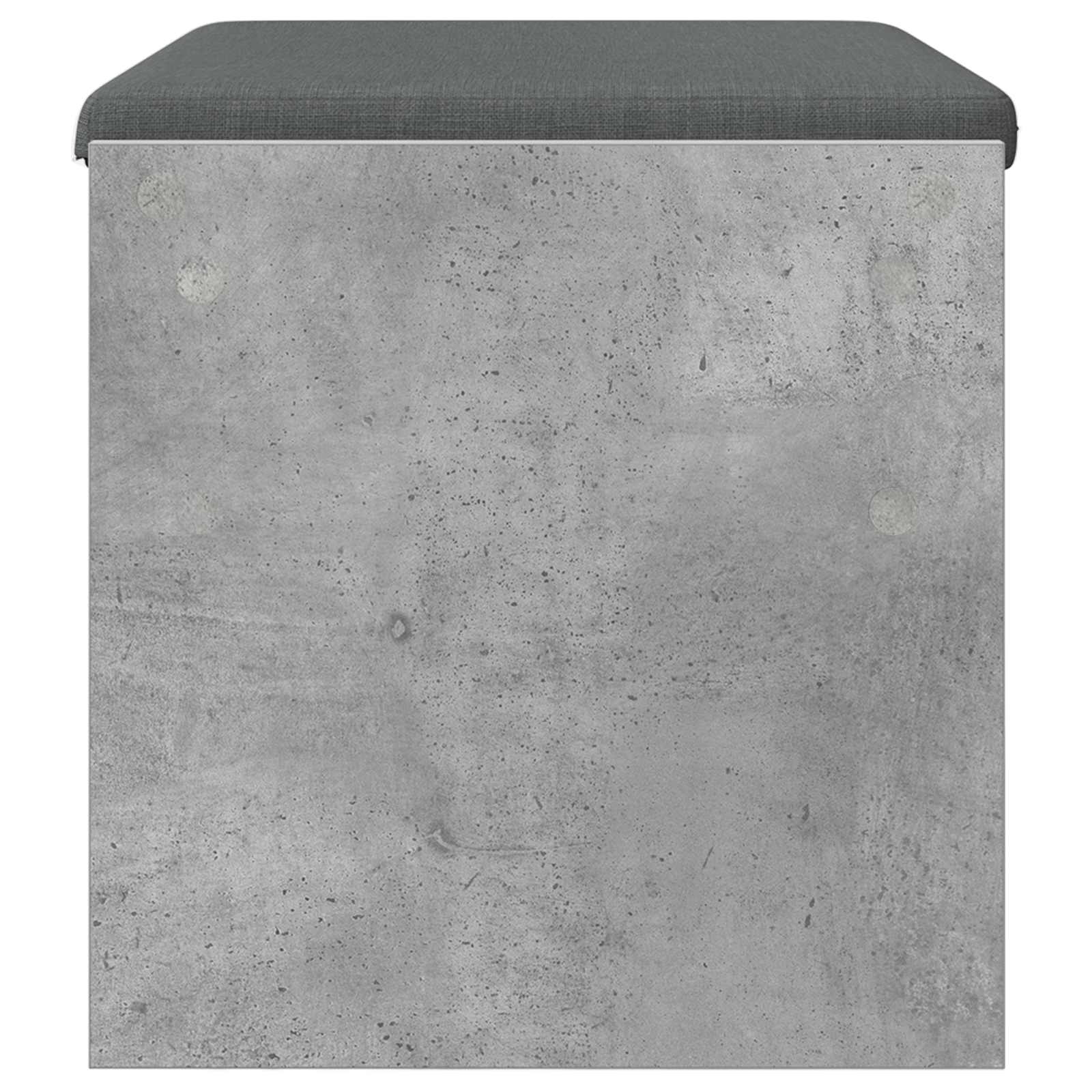 Halbank met kussen Beton Grijs 60 x 38 x 46 cm