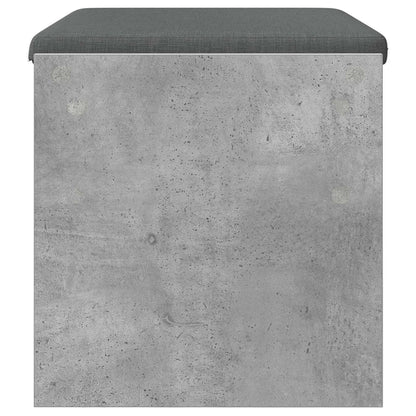 Halbank met kussen Beton Grijs 60 x 38 x 46 cm