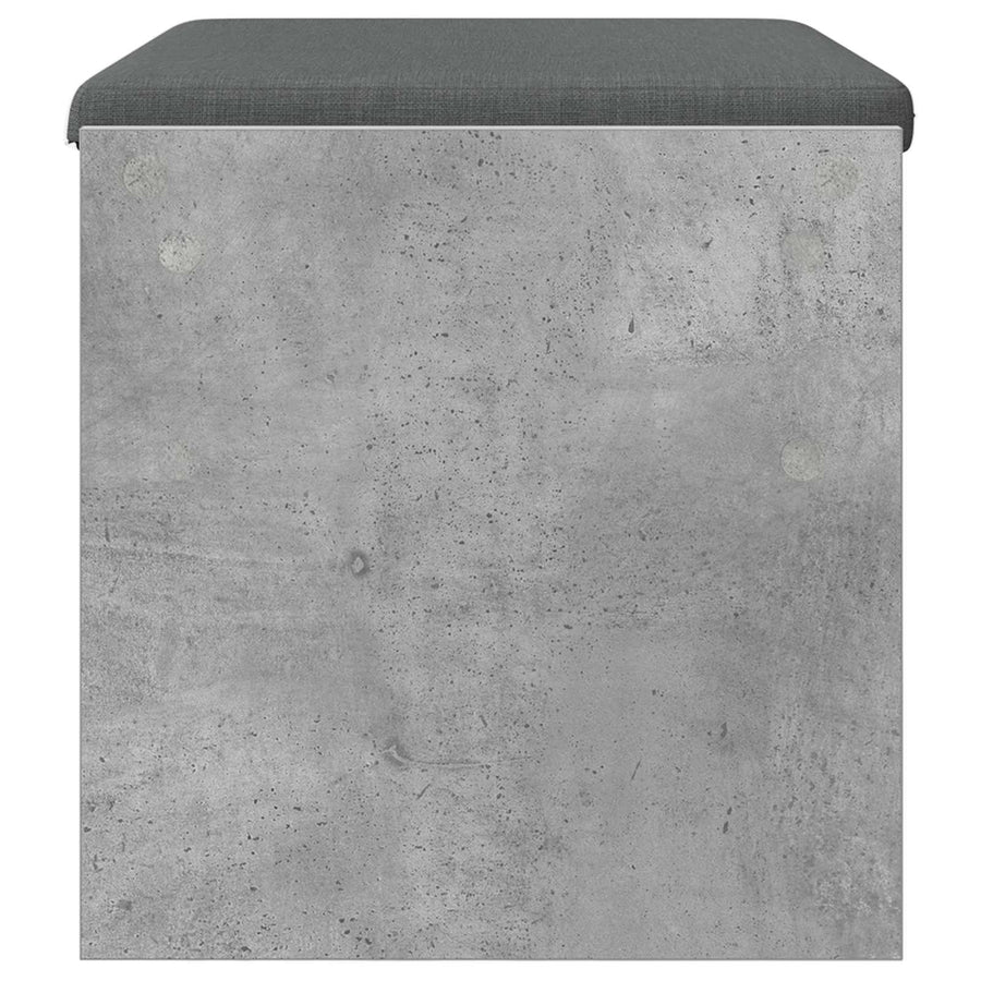 Halbank met kussen Beton Grijs 60 x 38 x 46 cm