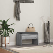 Halbank 63x38x40 cm grijs Sonoma