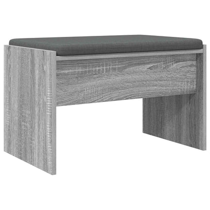 Halbank met kussen Grijs Sonoma 60 x 38 x 46 cm