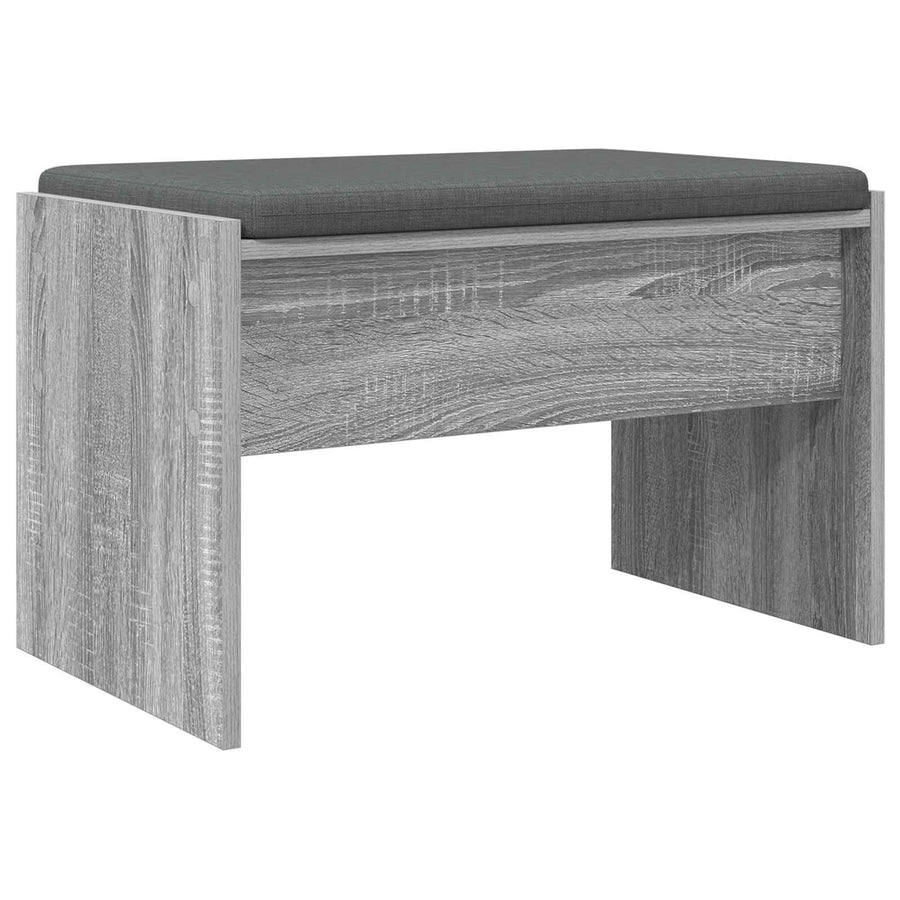 Halbank met kussen Grijs Sonoma 60 x 38 x 46 cm