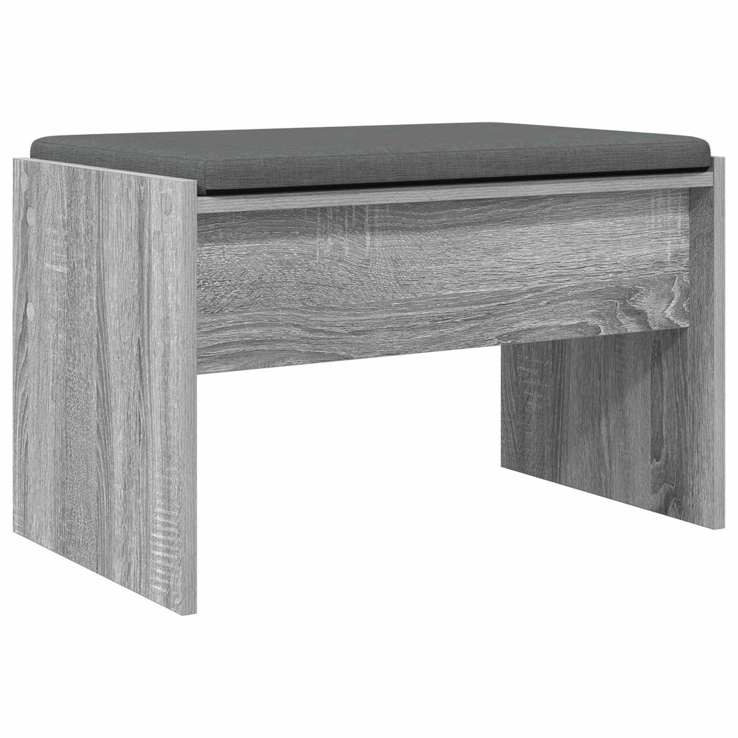 Halbank met kussen Grijs Sonoma 60 x 38 x 46 cm