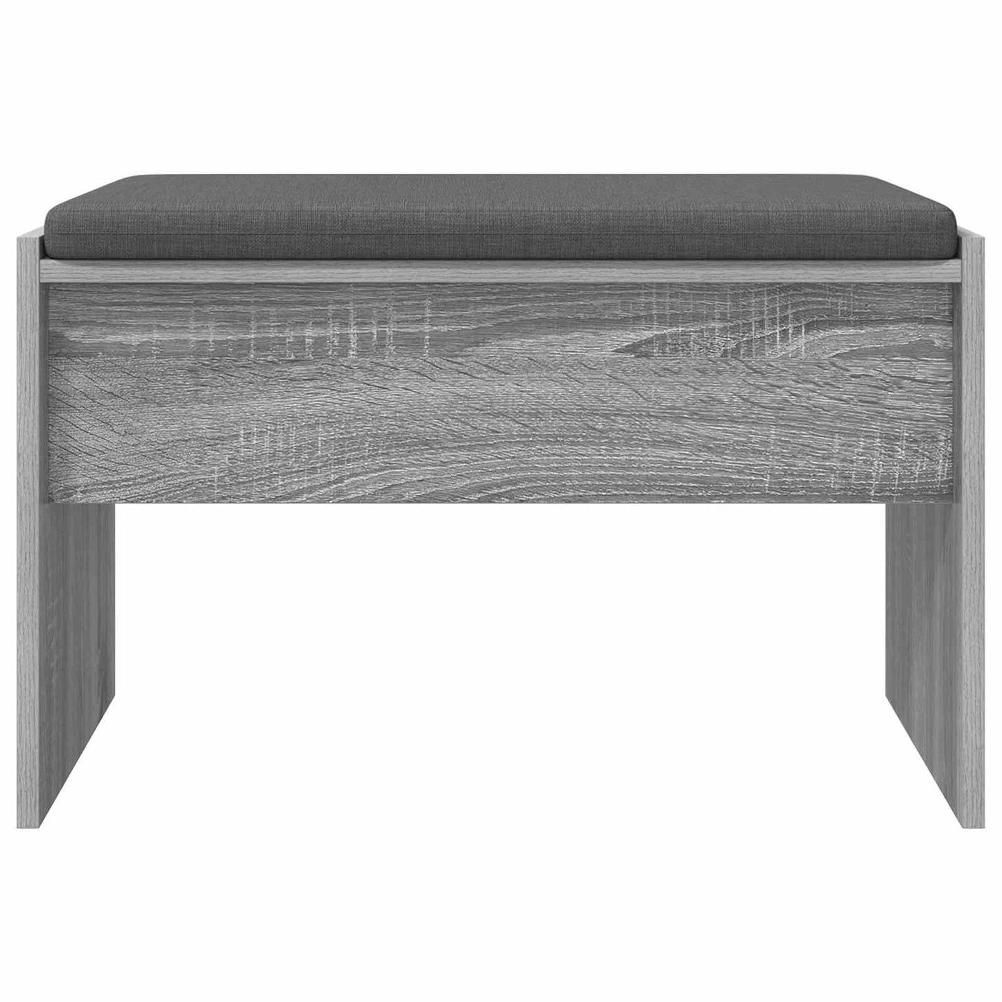 Halbank met kussen Grijs Sonoma 60 x 38 x 46 cm