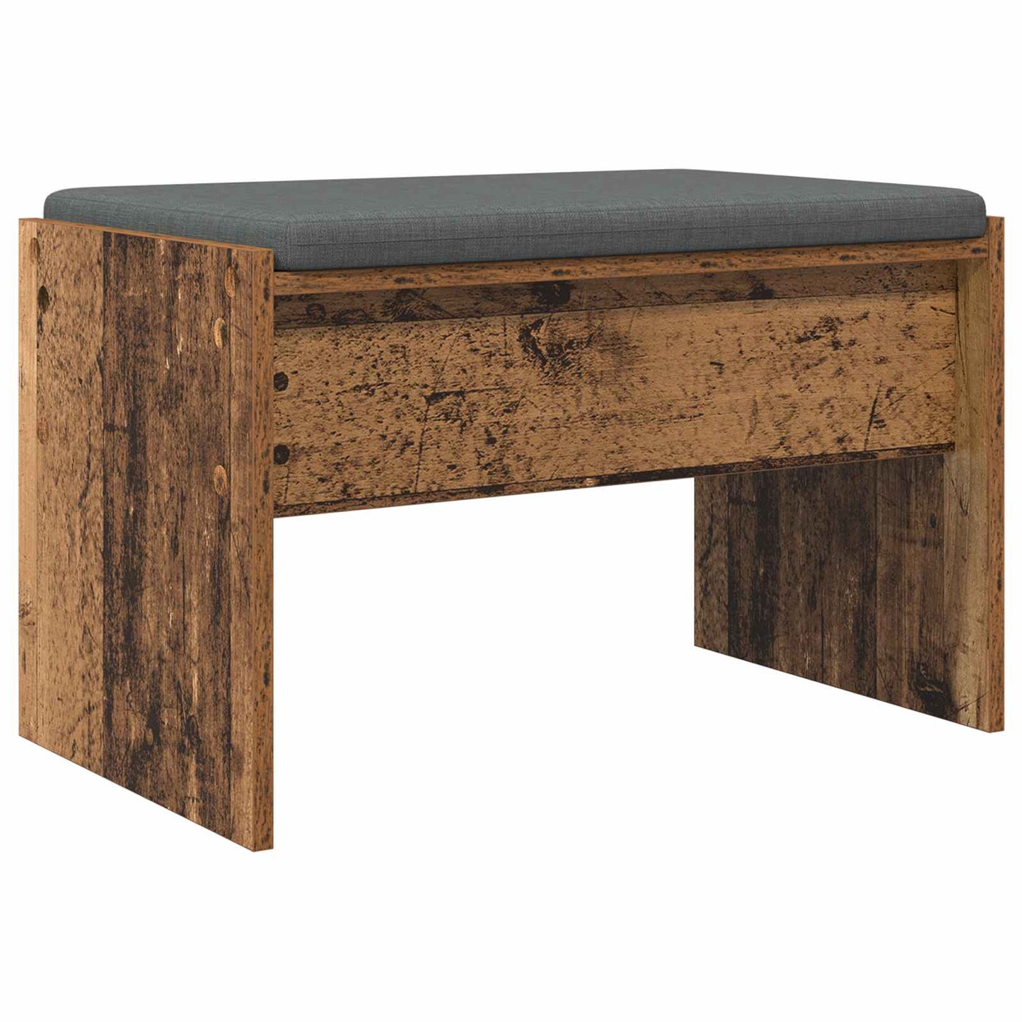 Halbank met kussen Oudhout 60 x 38 x 46 cm