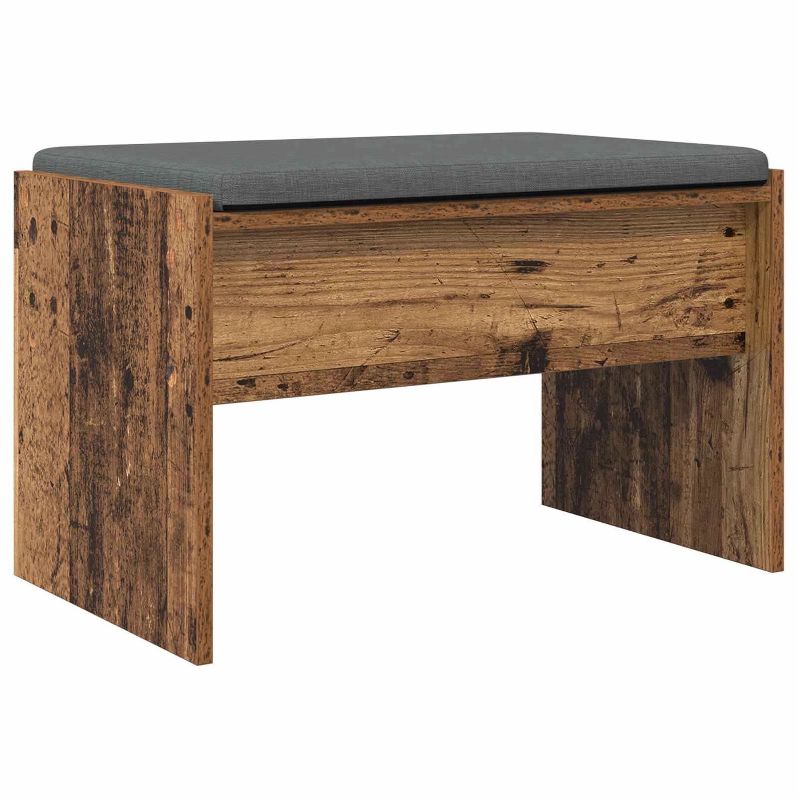 Halbank met kussen Oudhout 60 x 38 x 46 cm