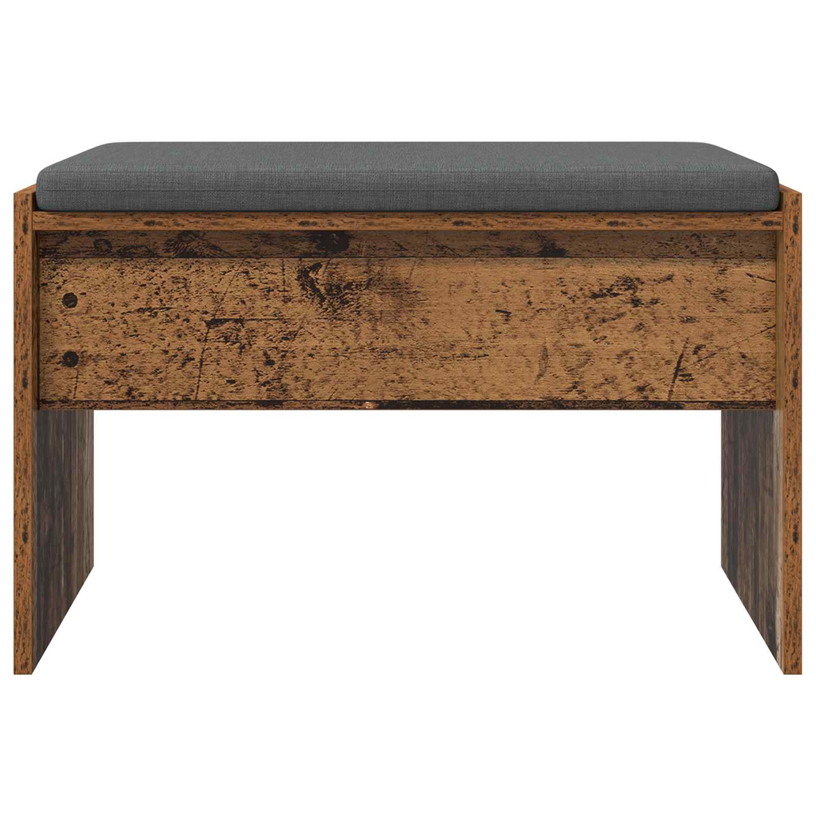 Halbank met kussen Oudhout 60 x 38 x 46 cm
