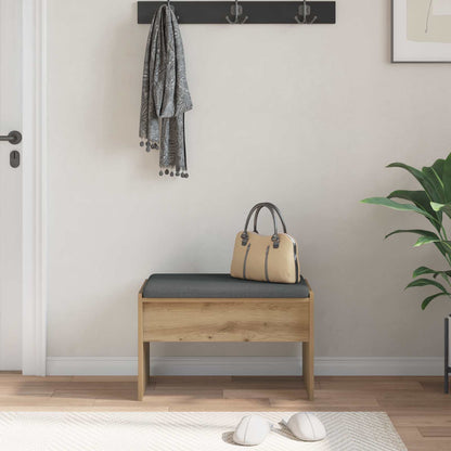 Halbank met kussen Artisan Eiken 60 x 38 x 46 cm