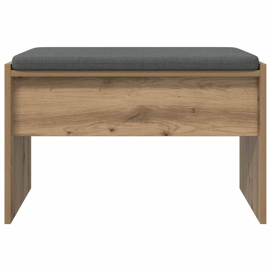 Halbank met kussen Artisan Eiken 60 x 38 x 46 cm