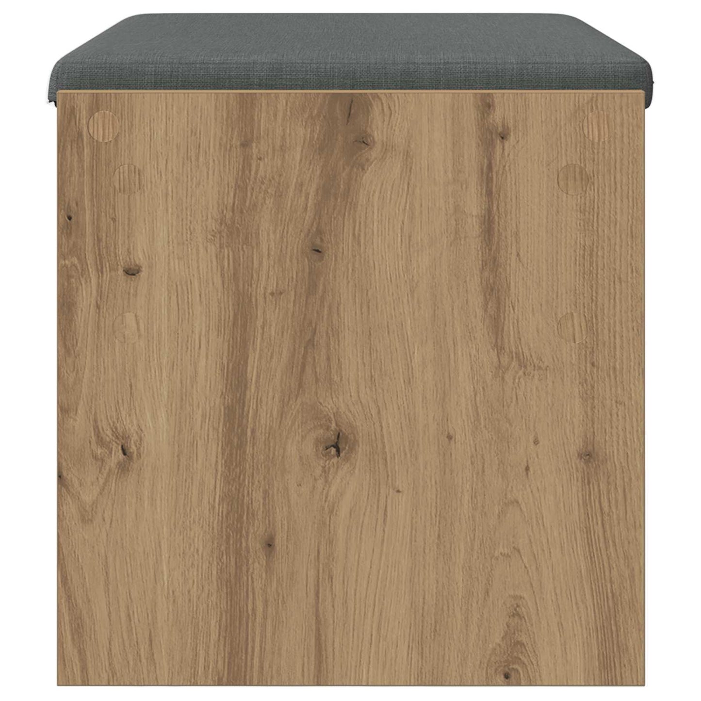Halbank met kussen Artisan Eiken 60 x 38 x 46 cm