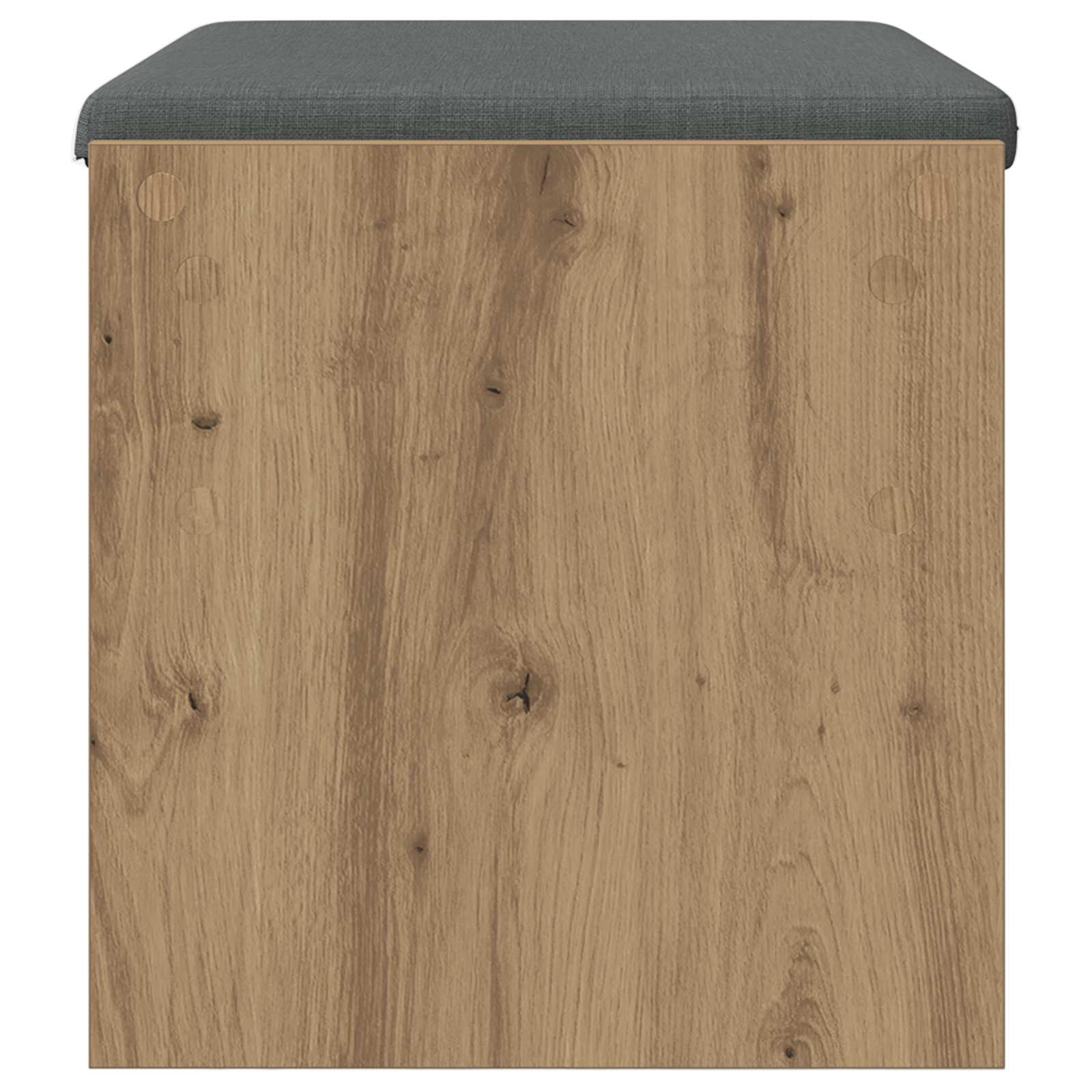 Halbank met kussen Artisan Eiken 60 x 38 x 46 cm