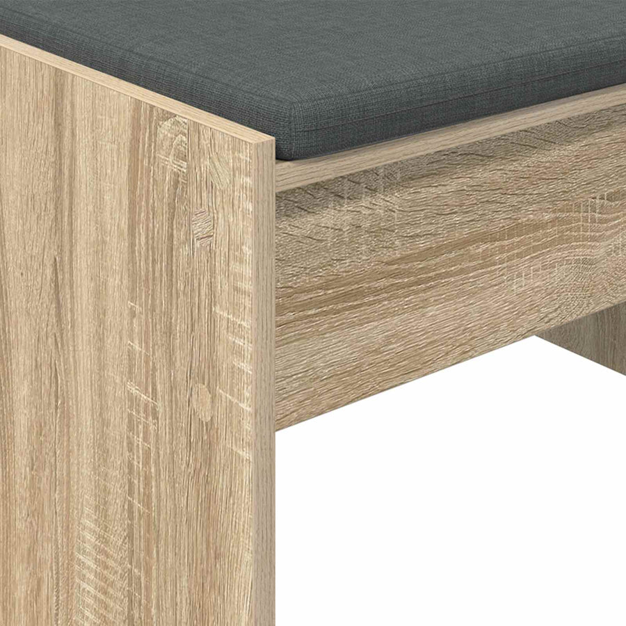 Halbank met kussen Sonoma Eiken 80 x 38 x 46 cm
