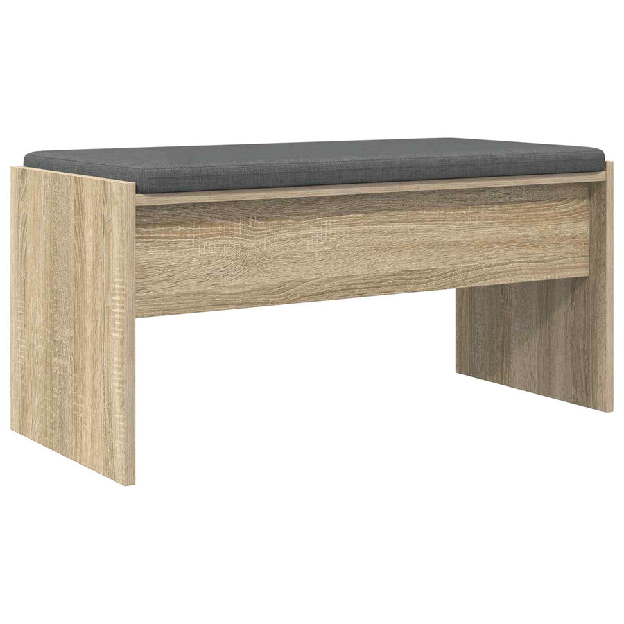 Halbank met kussen Sonoma Eiken 80 x 38 x 46 cm