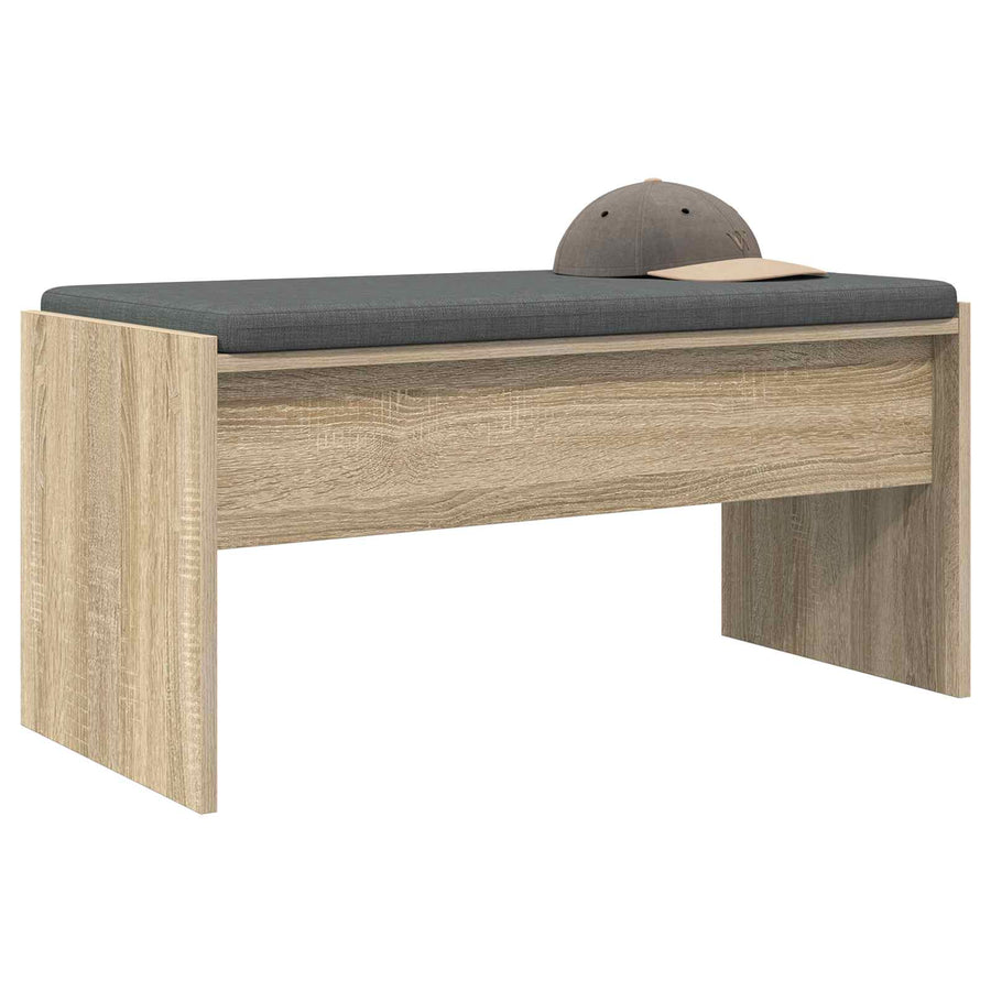 Halbank met kussen Sonoma Eiken 80 x 38 x 46 cm