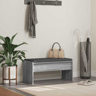 Halbank 83x38x40 cm grijs Sonoma