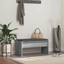 Halbank met kussen Grijs Sonoma 80 x 38 x 46 cm