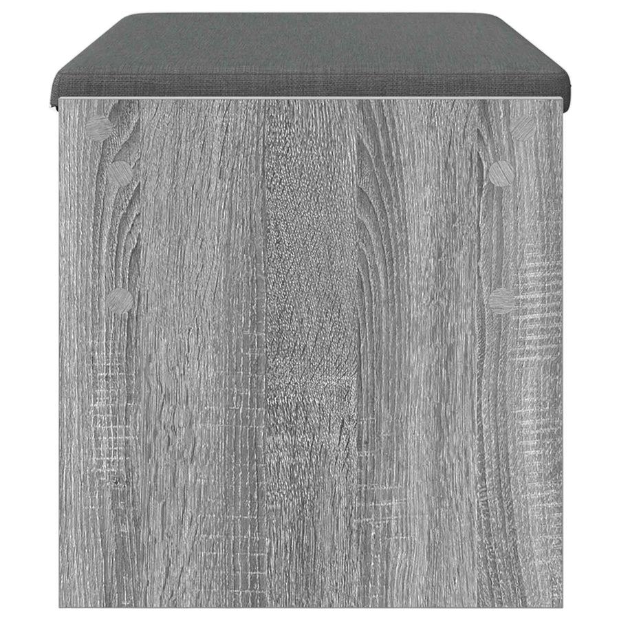 Halbank met kussen Grijs Sonoma 80 x 38 x 46 cm