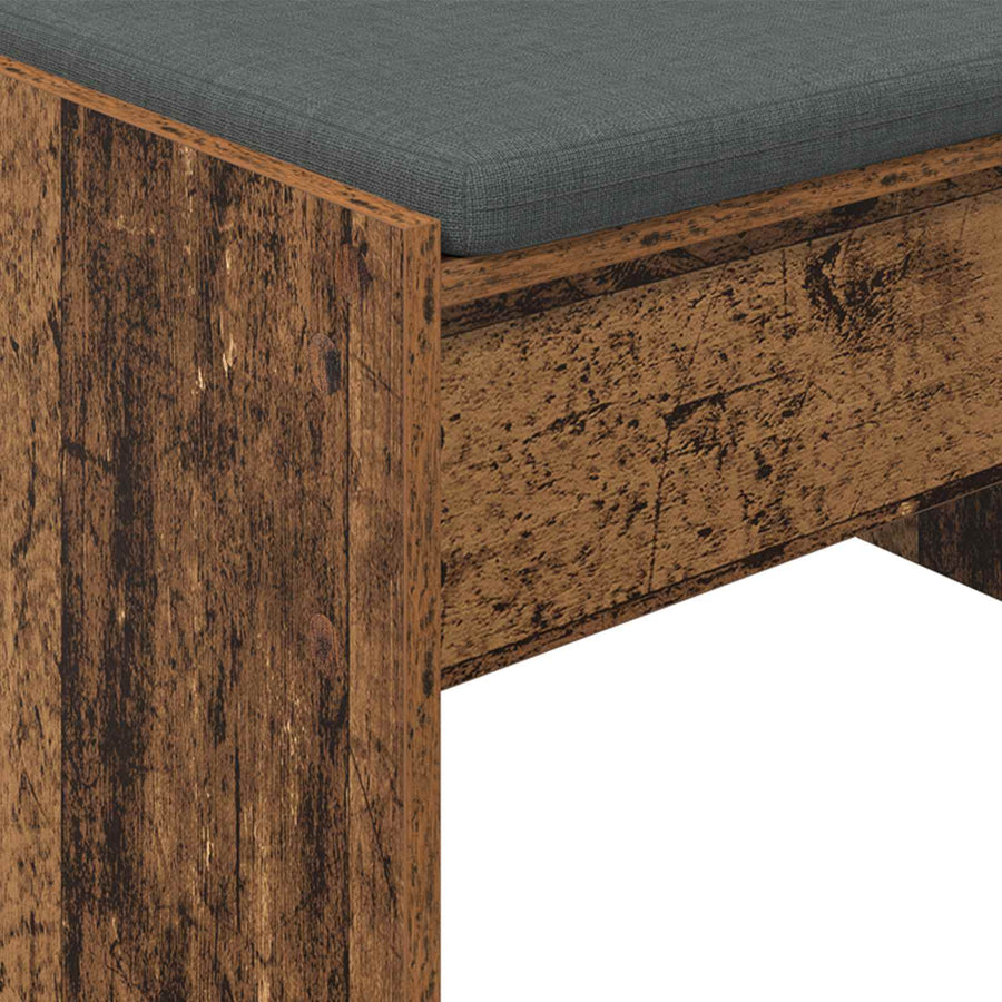 Halbank met kussen Oudhout 80 x 38 x 46 cm