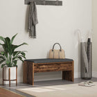 Halbank 80x38x46 cm oudhout met kussen
