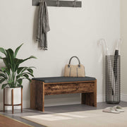 Halbank 80x38x46 cm oudhout met kussen