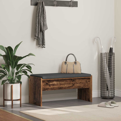 Halbank met kussen Oudhout 80 x 38 x 46 cm