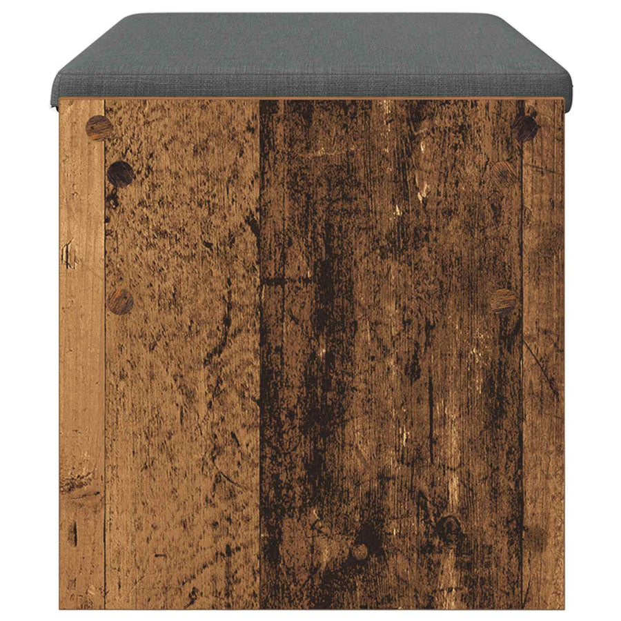 Halbank met kussen Oudhout 80 x 38 x 46 cm